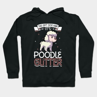 Poodle glitter Hoodie